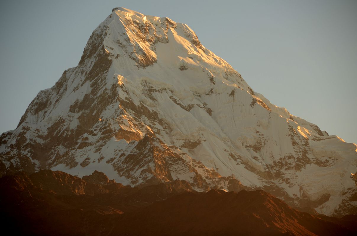 Poon Hill 17 Annapurna South Just After Sunrise 